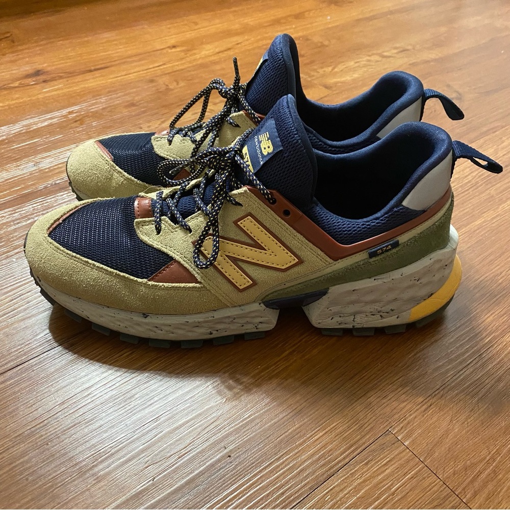 Men’s New Balance 574 Casual Sneakers Multi Color Size 10